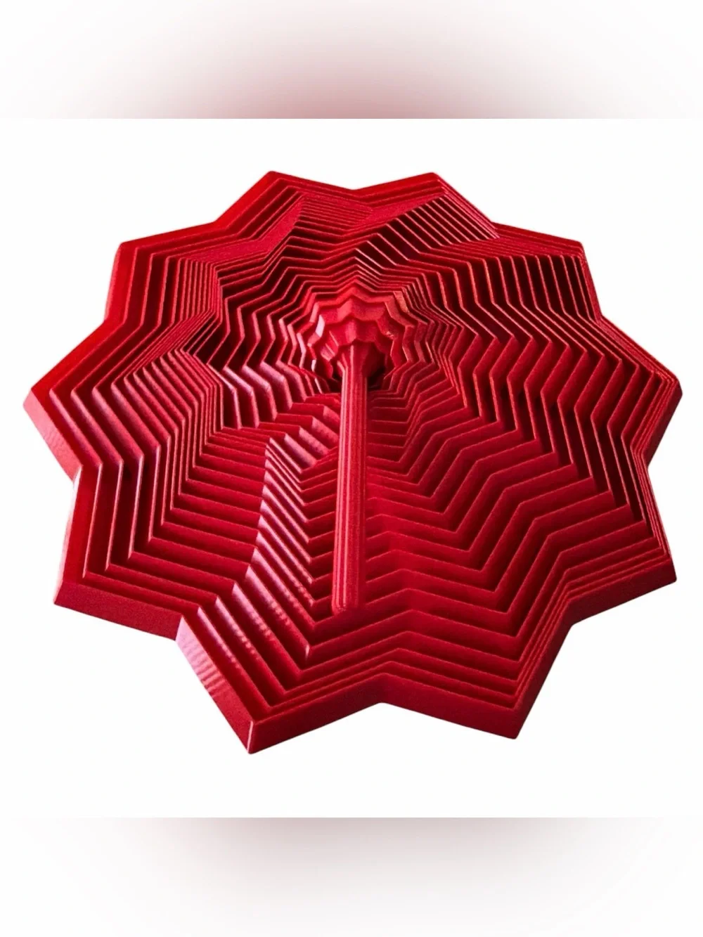 3D Printed Expandable Fidget Star Toy – Fractal Hexagon Sensory Anti-Stress
